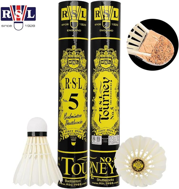RSL No.5 Tourney Badminton Shuttlecock Birdy 12-Pack (speed-77) - Image 3